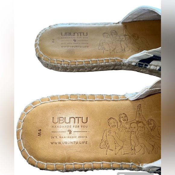 Ubuntu Life Striped Canvas Mule | Size 9W - Picture 10 of 10